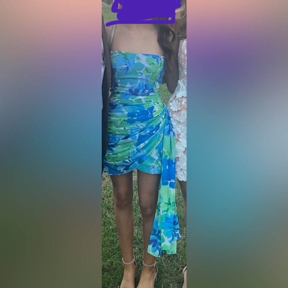 hello molly blue & green dress
